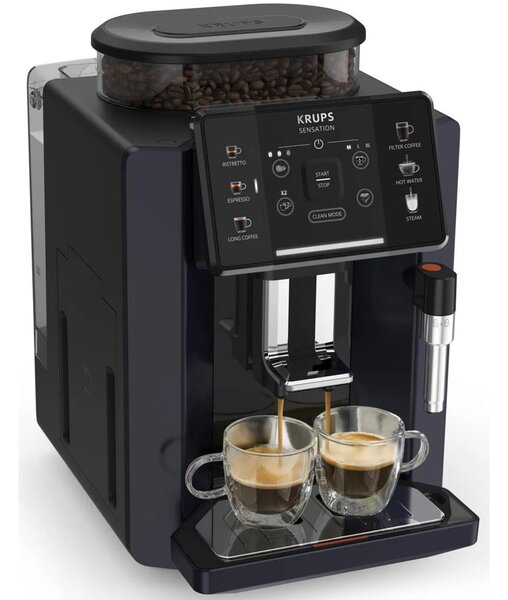 Sensation Automatický kávovar, černý KRUPS EA910B10