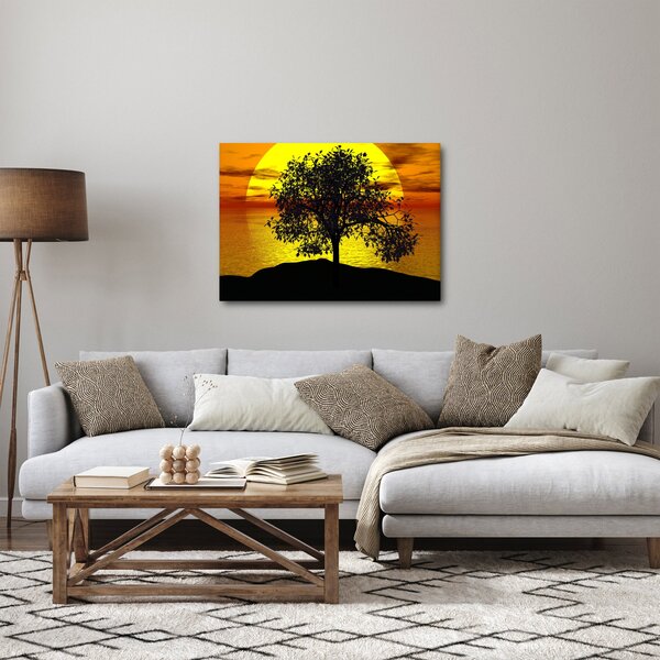 Obraz siluety stromu (70x50 cm)