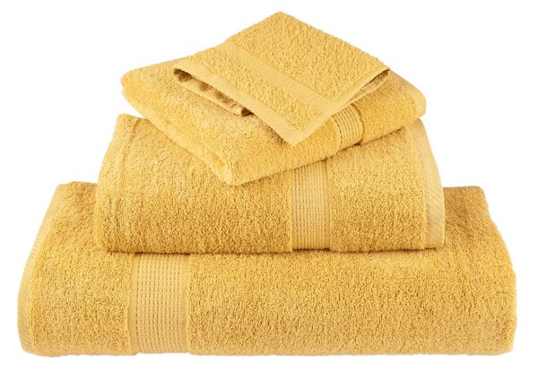 Prémiové ručníky SOLUND 4 ks zlaté 50x100 cm 600 g/m² 137282