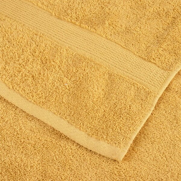 Prémiové ručníky SOLUND 4 ks zlaté 50x100 cm 600 g/m² 137282