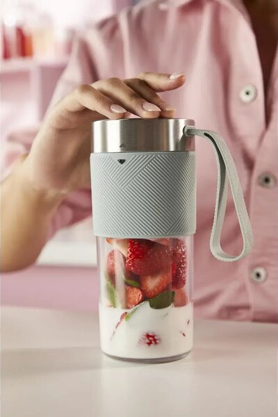Lightmix Přenosný smoothie mixér, mentolový/šedý TEFAL BL1C0430