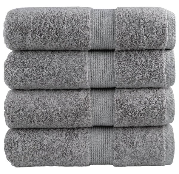 Prémiové mycí utěrky SOLUND 4 ks šedé 30x30 cm 600 g/m² 137300