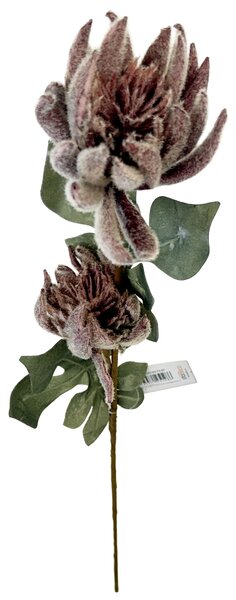 Bělosemenka - umělá květina vínová 65cm
