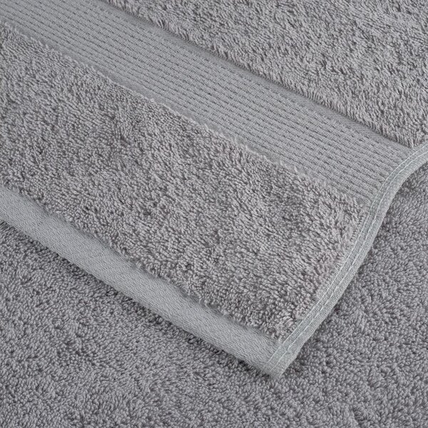 Prémiové ručníky SOLUND 10 ks šedé 50x100 cm 600 g/m² 137307