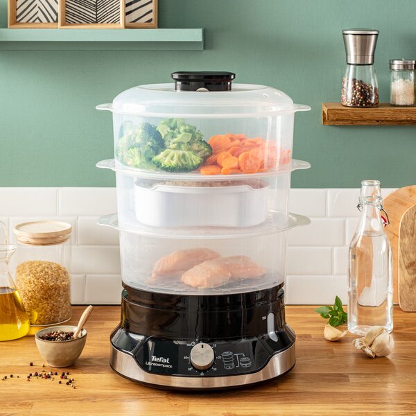 Ultracompact Parní hrnec, stříbrný/černý TEFAL VC204810