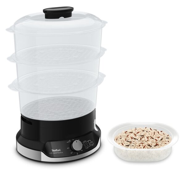 Ultracompact Parní hrnec, stříbrný/černý TEFAL VC204810