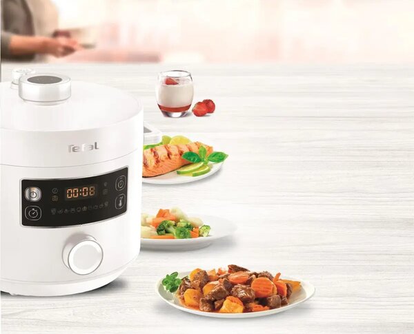 Turbo Cuisine Multifunkční elektrický hrnec, bílý TEFAL CY754130