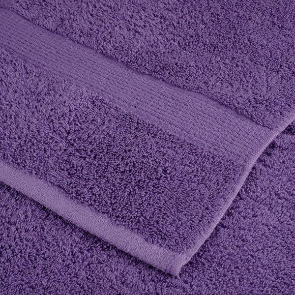 Premium ručníky SOLUND 4 ks fialové 50 x 100 cm 600 g/m² 137354