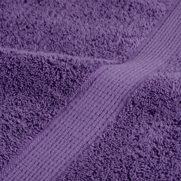 Premium ručníky SOLUND 4 ks fialové 50 x 100 cm 600 g/m² 137354