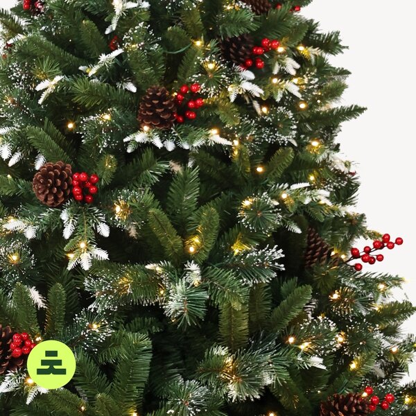 Borovice Zasněžená 300 LED 150 cm