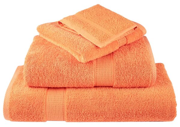 Premium ručníky SOLUND 10 ks oranžové 70 x 140 cm 600 g/m² 137382