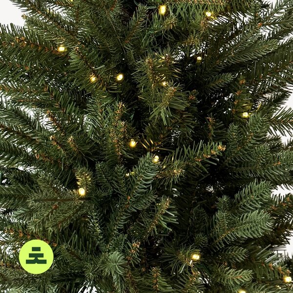 Smrk Přírodní 100 LED 90 cm