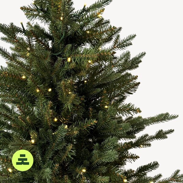 Smrk Přírodní 100 LED 90 cm