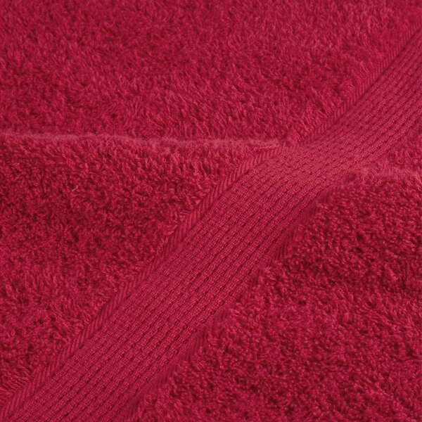 Prémiové osušky SOLUND 10 ks červené 100x150 cm 600 g/m² 137409
