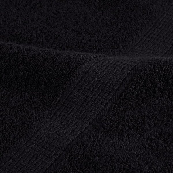 Premium ručníky SOLUND 4 ks černé 30 x 50 cm 600 g/m² 137423