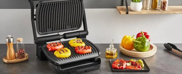 OptiGrill Elektrický kontaktní gril, černý TEFAL GC717810