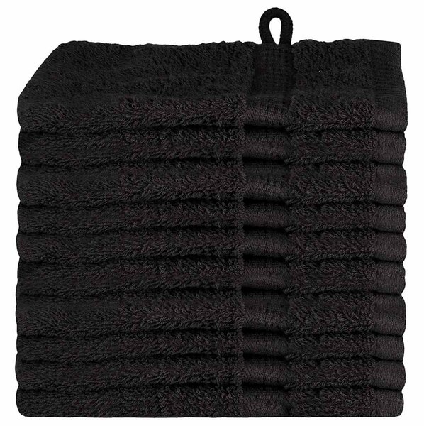 Uterák pro hosty SOLUND 10 ks Černá 15 x 21 cm 550 gsm 137418