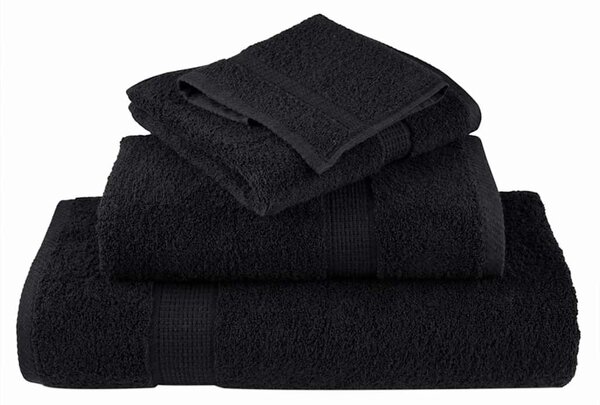 Uterák pro hosty SOLUND 10 ks Černá 15 x 21 cm 550 gsm 137418