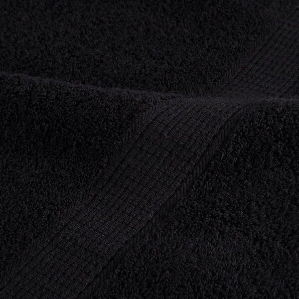 Premium ručníky SOLUND 4 ks černé 80 x 200 cm 600 g/m² 137435