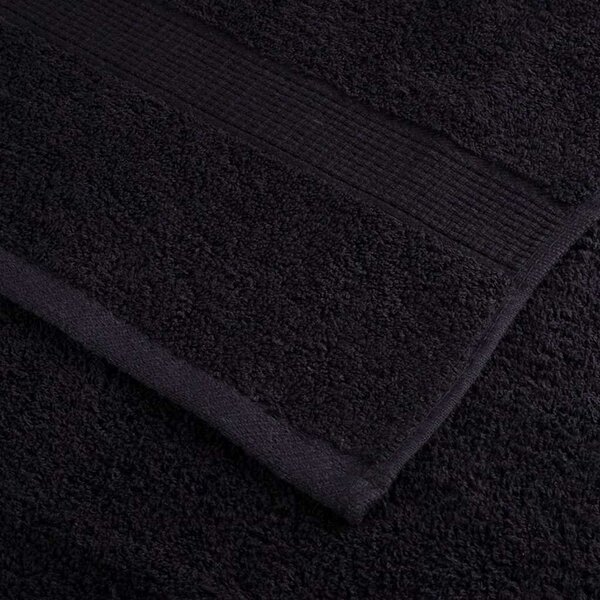 Uterák pro hosty SOLUND 10 ks Černá 15 x 21 cm 550 gsm 137418