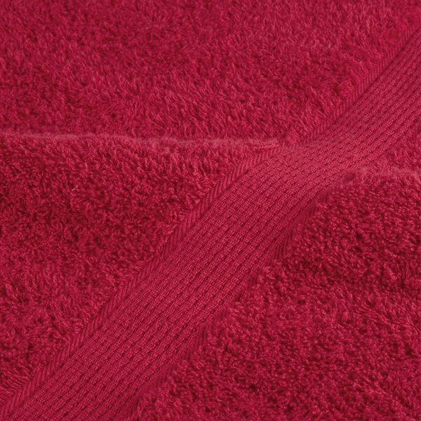 Premium ručníky SOLUND 4 ks červené 80 x 200 cm 600 g/m² 137411