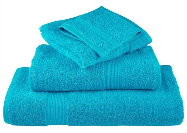 Uterák pro hosty SOLUND 4 ks Tyrkysová 15 x 21 cm 550 gsm 137441