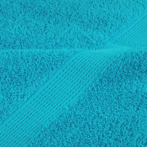 Premium ručníky SOLUND 4 ks tyrkysové 70 x 140 cm 600 g/m² 137453