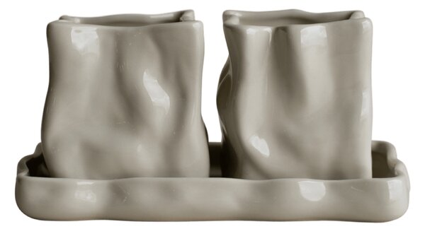DBKD Set květináčů Herb - Shiny Creme DK425