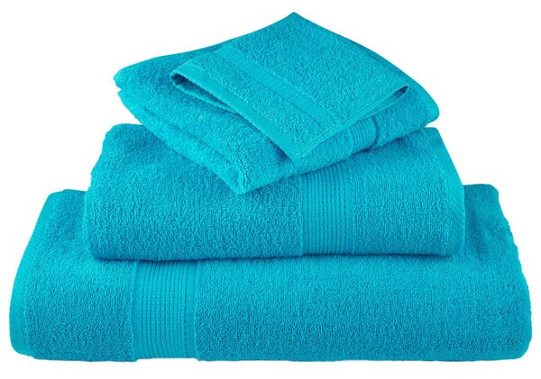Premium ručníky SOLUND 2 ks tyrkysové 100x200 cm 600 g/m² 137461