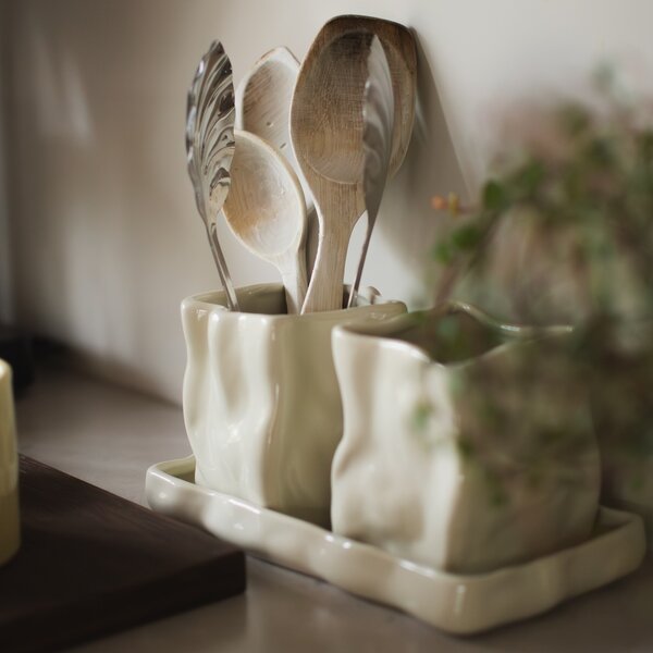 DBKD Set květináčů Herb - Shiny Creme DK425