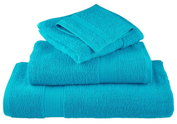 Premium ručníky SOLUND 2 ks tyrkysové 50 x 100 cm 600 g/m² 137449