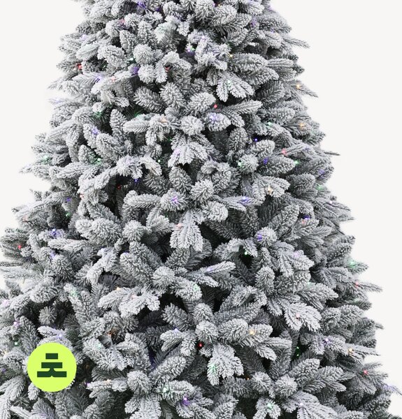 Smrk Bílý 250 LED 150 cm