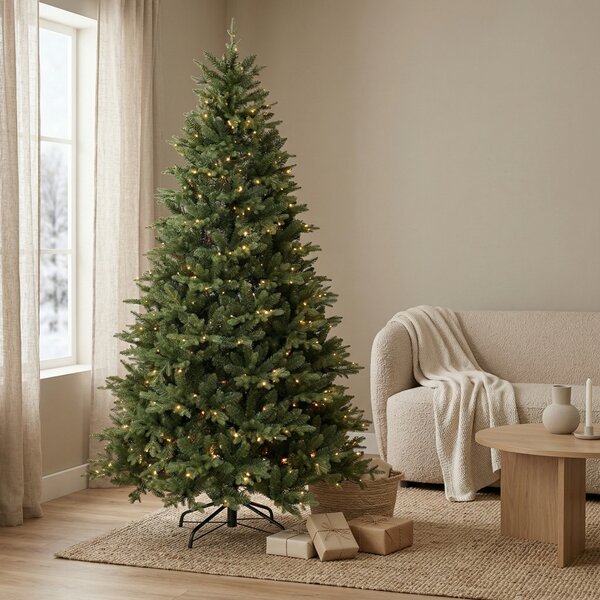 Smrk Přírodní 270 LED 150 cm