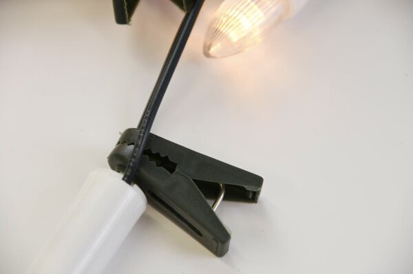 LED svíčky na vánoční stromek 50 LED, teplá bílá