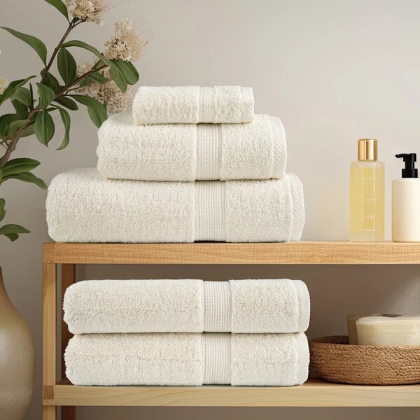 Prémiové mycí ručníky SOLUND 4 ks krémové 30x30 cm 600 g/m² 137468