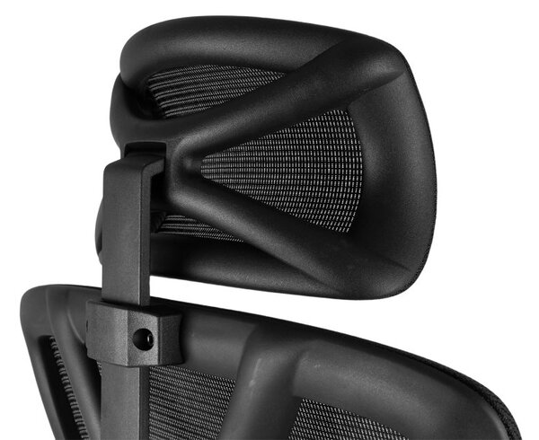 Kancelářská židle ERGODO POWERSEAT - látka, síť, černá