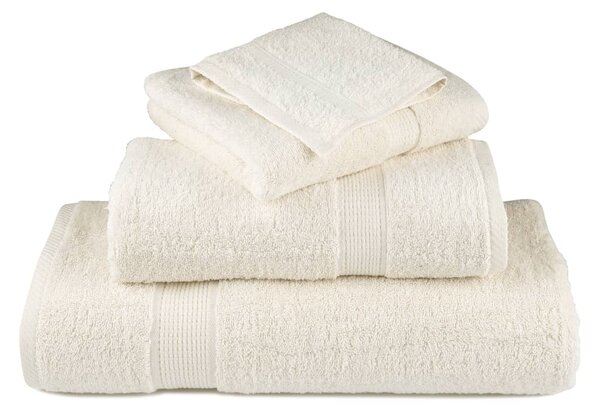 Premium ručníky SOLUND 10 ks krémové 50 x 100 cm 600 g/m² 137475