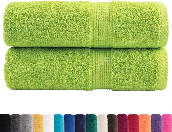 Prémiové mycí utěrky SOLUND 2 ks jablečně zelené 30x30 cm 600 g/m² 137491