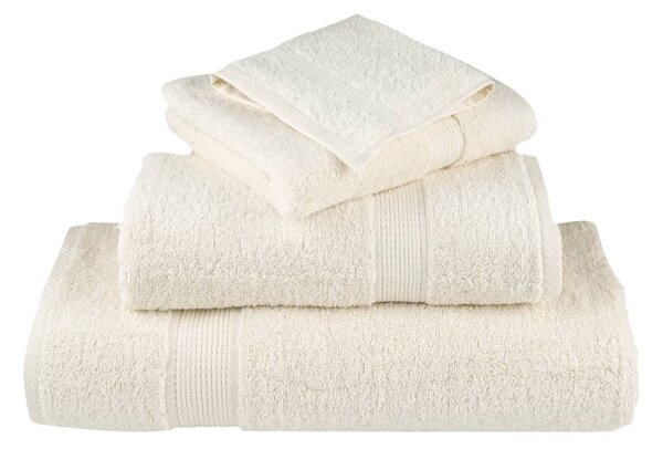 Premium ručníky SOLUND 2 ks krémové 80 x 200 cm 600 g/m² 137482