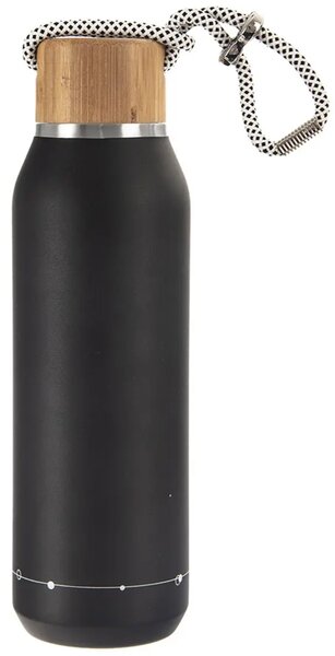 Termoláhev 0,6 l, nerez/bambus, černá ORION 830636