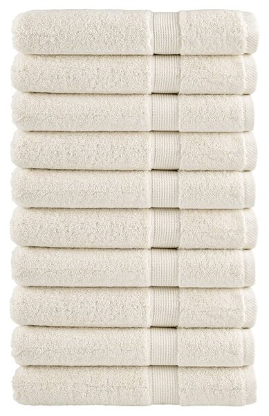 Premium ručníky SOLUND 10 ks krémové 80 x 200 cm 600 g/m² 137484
