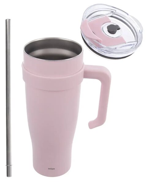 Termo Termohrnek 1,2 l, nerez/plast, růžový ORION 112283
