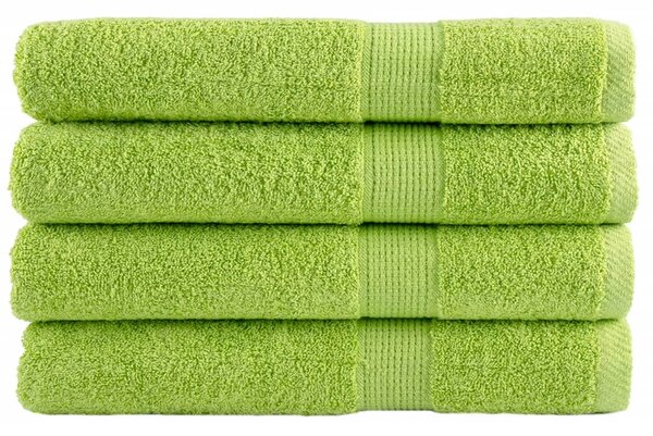 Premium ručníky SOLUND 4 jablkově zelené 100x200cm 600g/m² 137510
