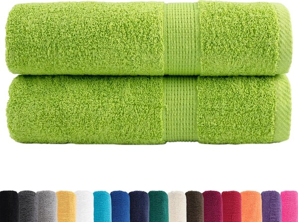Premium ručníky SOLUND 2 jablkově zelené 50x100cm 600 g/m² 137497