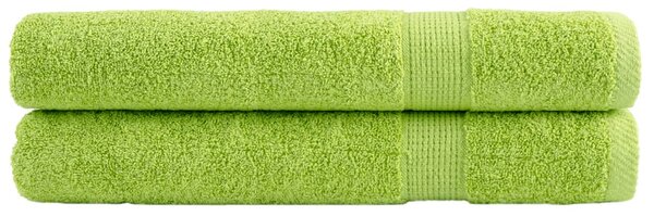 Premium ručníky SOLUND 2 jablkově zelené 100x200cm 600g/m² 137509
