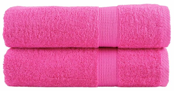 Premium ručníky SOLUND 2 ks růžové 50 x 100 cm 600 g/m² 137521