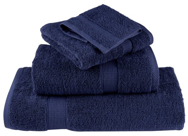8dílná sada ručníků Premium SOLUND navy modrá 600 g/m² 137541