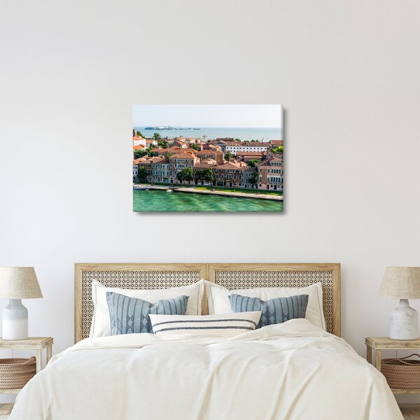 Obraz - Letecký pohled na město (70x50 cm)