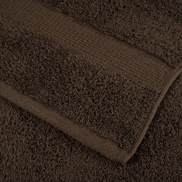 6dílná sada ručníků Premium SOLUND hnědá 600 g/m² 137557
