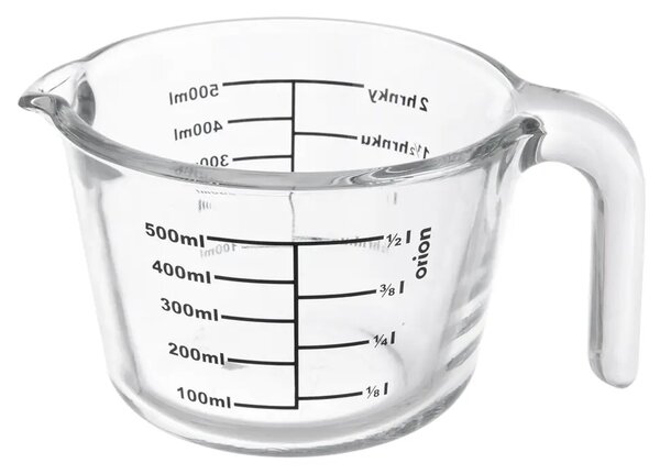 Kuchyňská odměrka 0,5 l, borosilikátové sklo ORION 120562